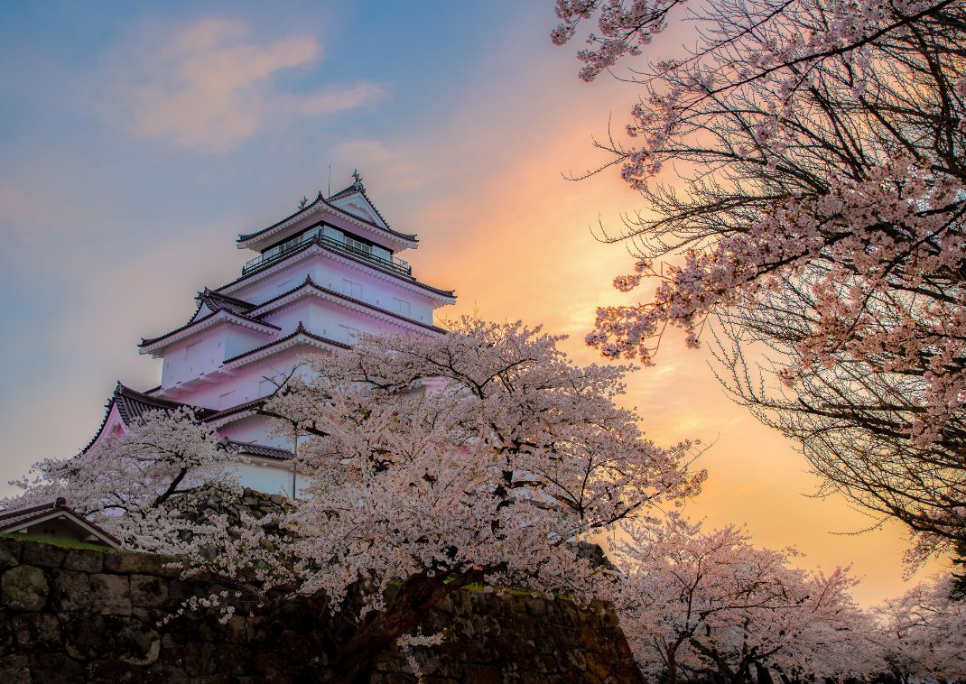 Castillo de Tsuruga, Aizuwakamatsu, Japón