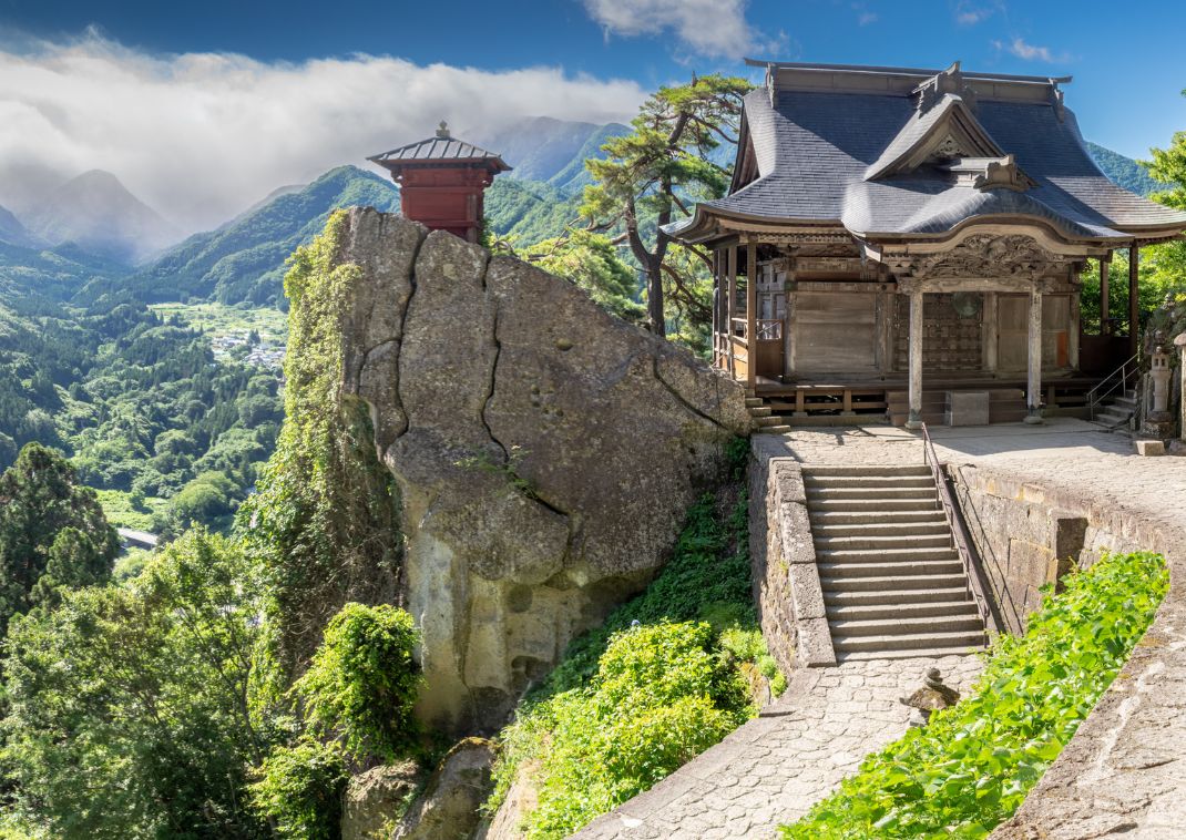 Templo de Yamadera, Yamagata, Japón.