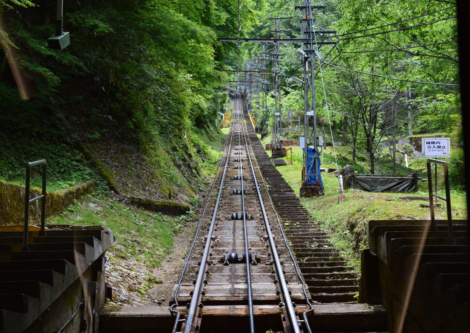 Teleférico al monte Koya, Japón