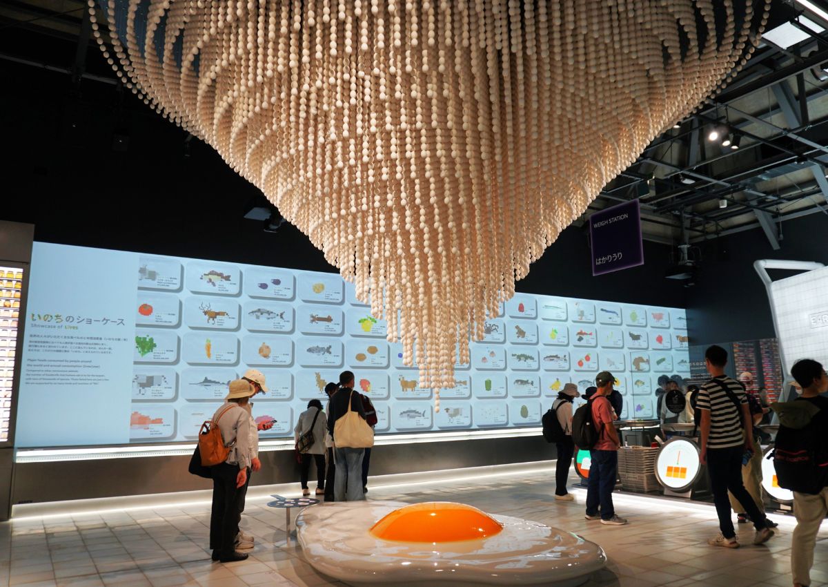 Interior del Pabellón Earth Mart