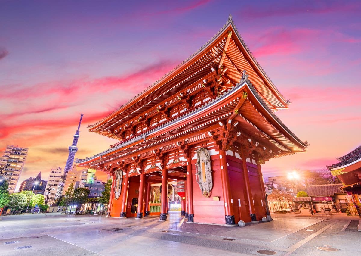 Templo Senso-Ji en Asakusa, Tokio