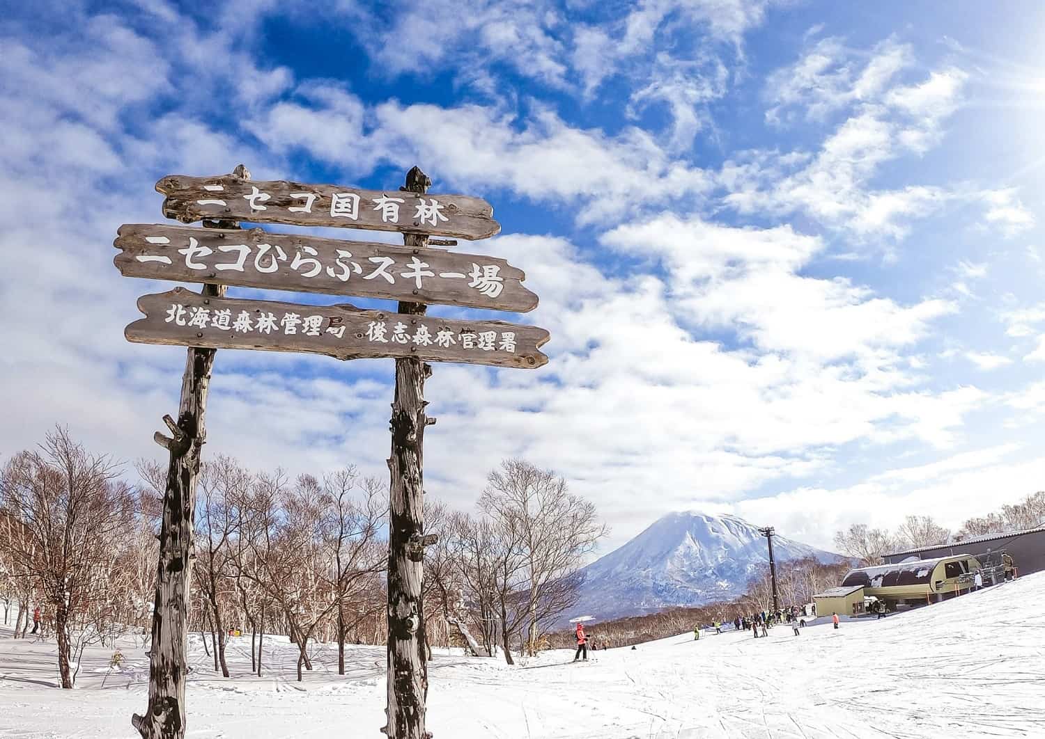 Niseko en un día soleado