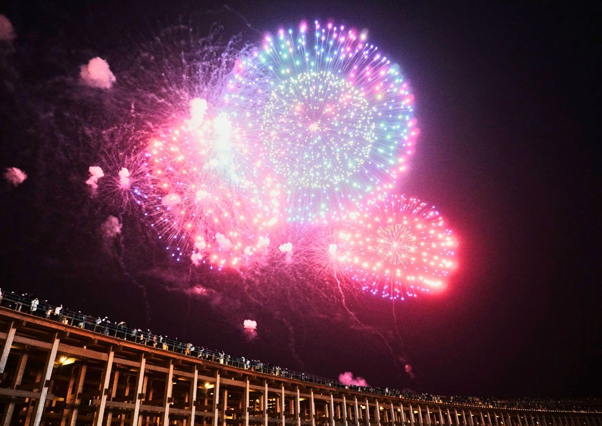 Espectáculo de fuegos artificiales