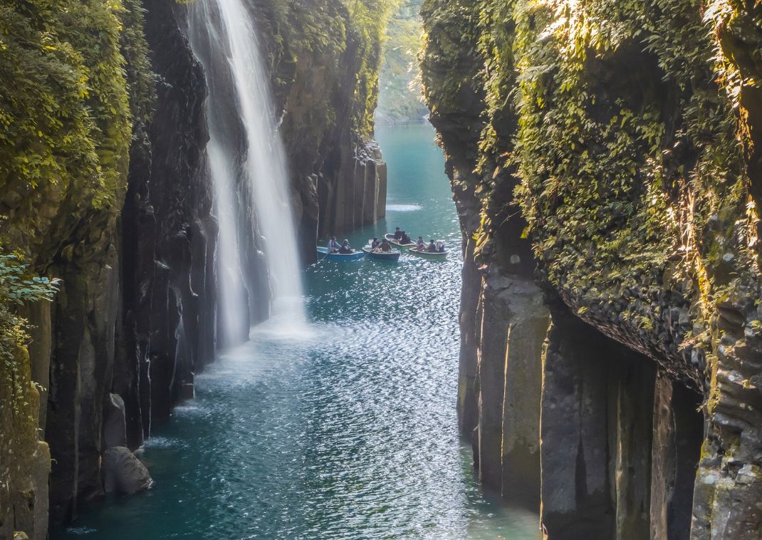 Cañón de Takachiho, Miyazaki, Kyushu, Japón 