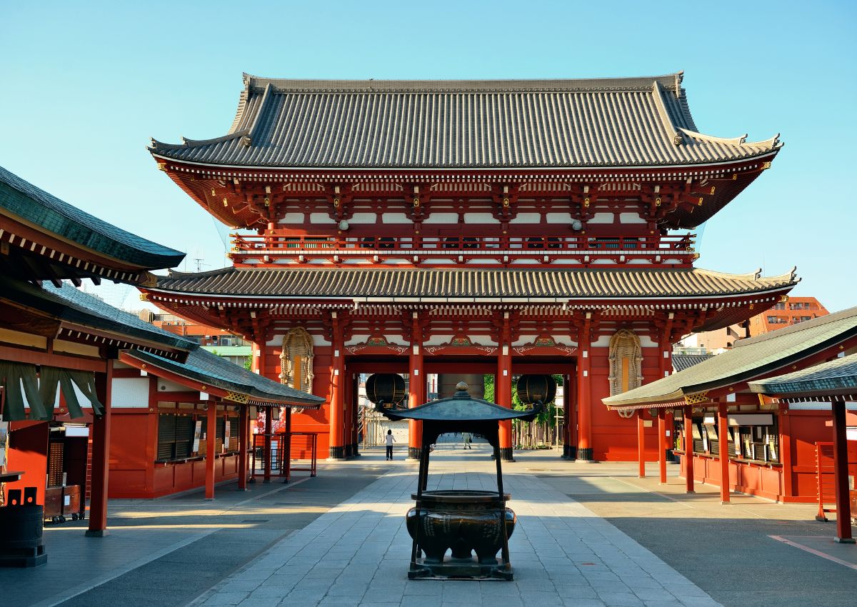 Templo Senso-ji en Tokio, Japón