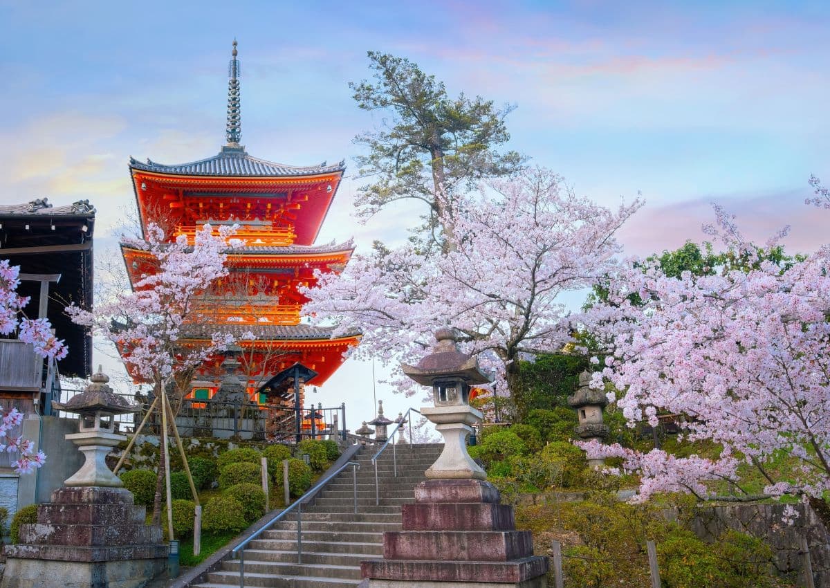 Templo Kiyomizu-dera en Kioto