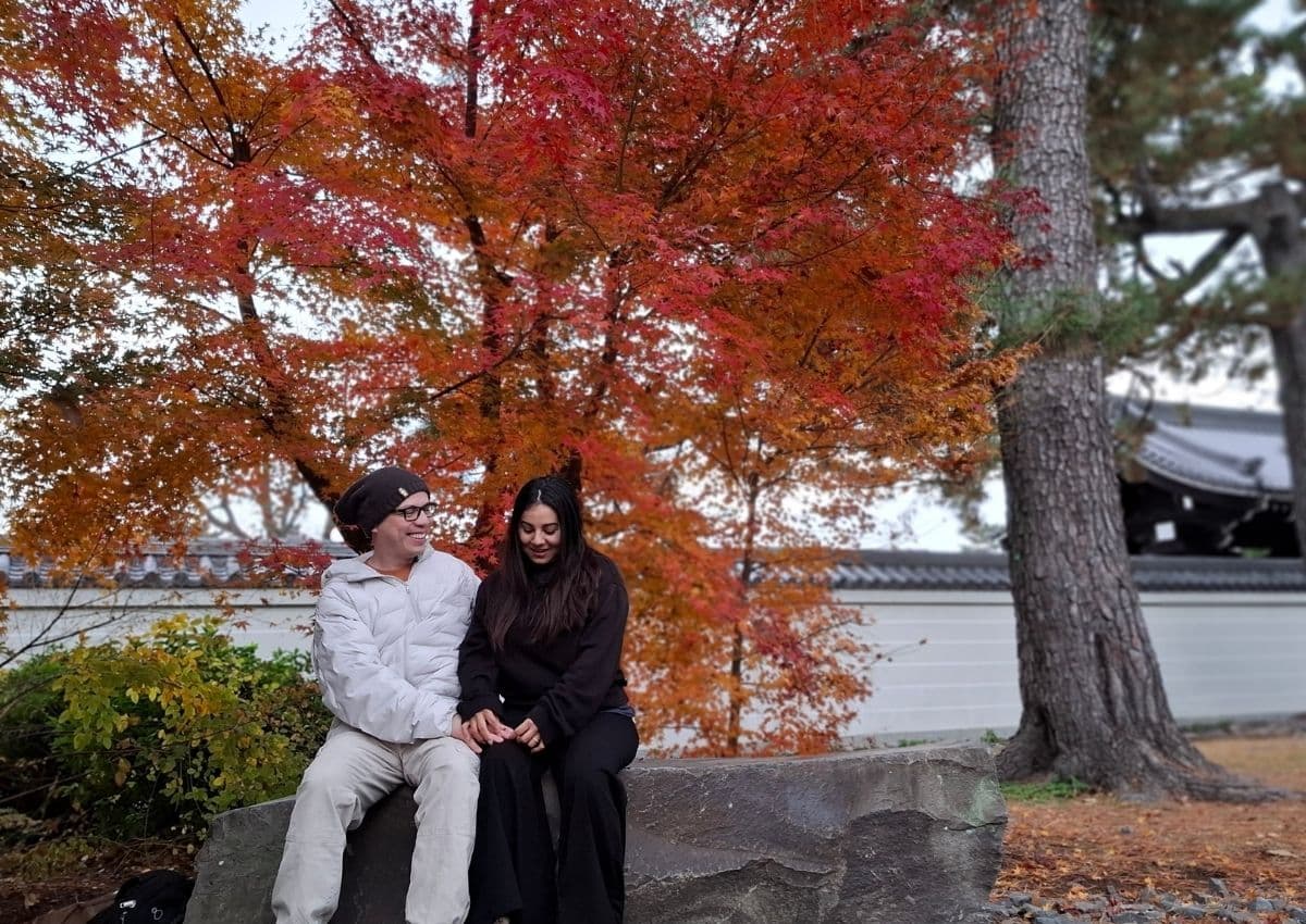 Momentos después de dar el sí quiero