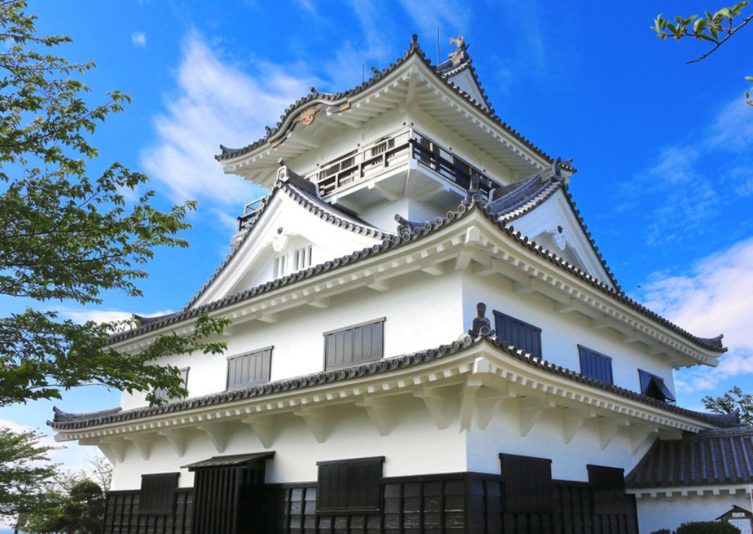 Atracción turística castillo de Tateyama, Chiba, Japón