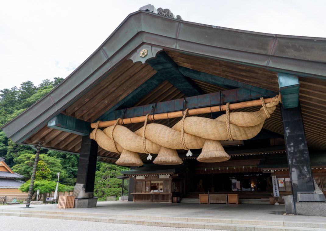 Santuario de Izumo en la prefectura de Shimane, Japón