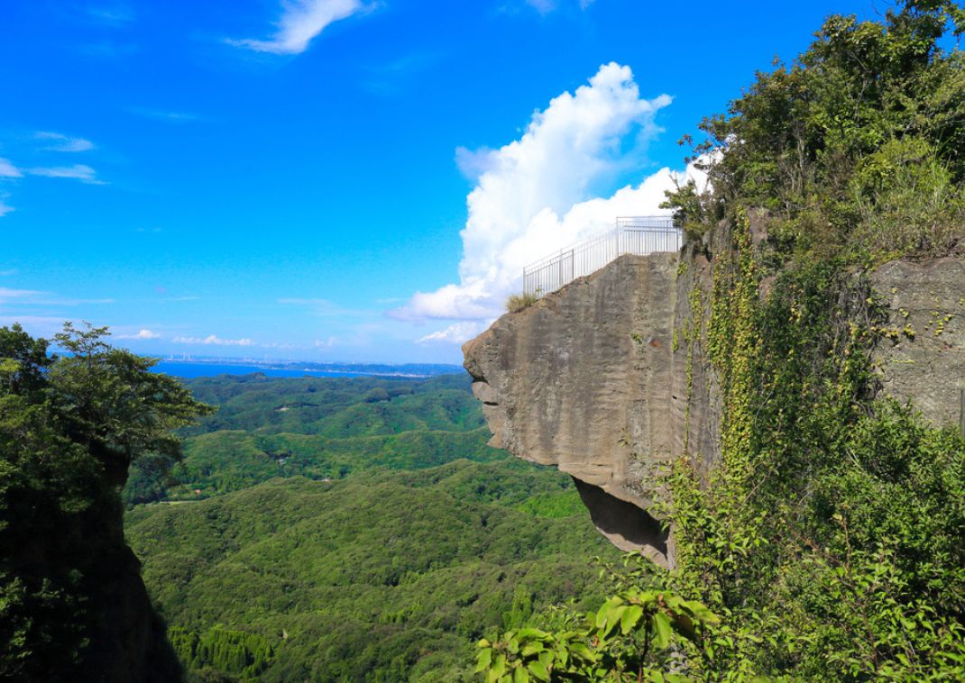 Acantilados del infierno, Chiba, Japón