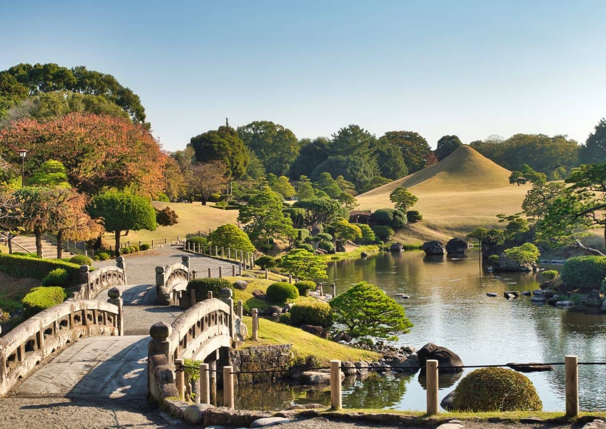 El jardín del monte Fuji