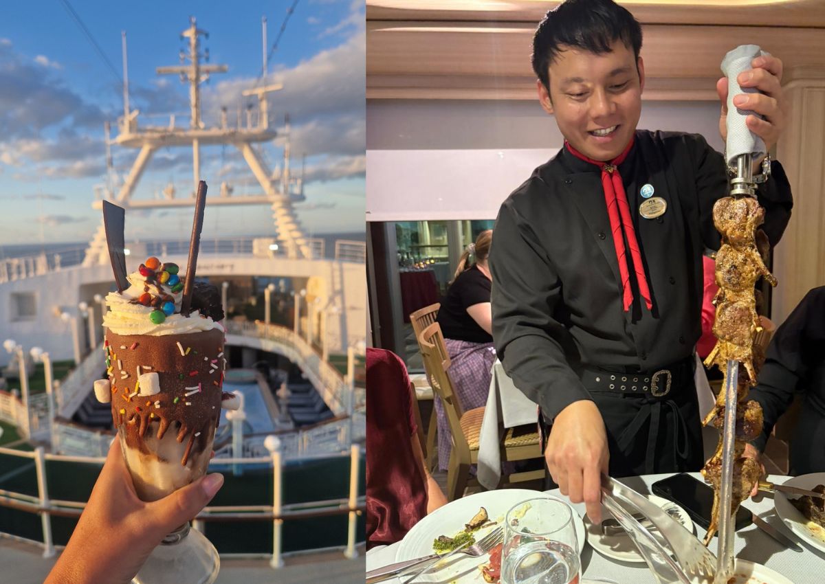 Comidas a bordo del crucero Diamond Princess