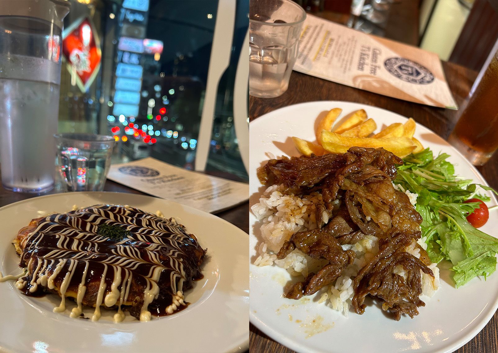 Platos en Gluten Free T's - Tokio, Japón