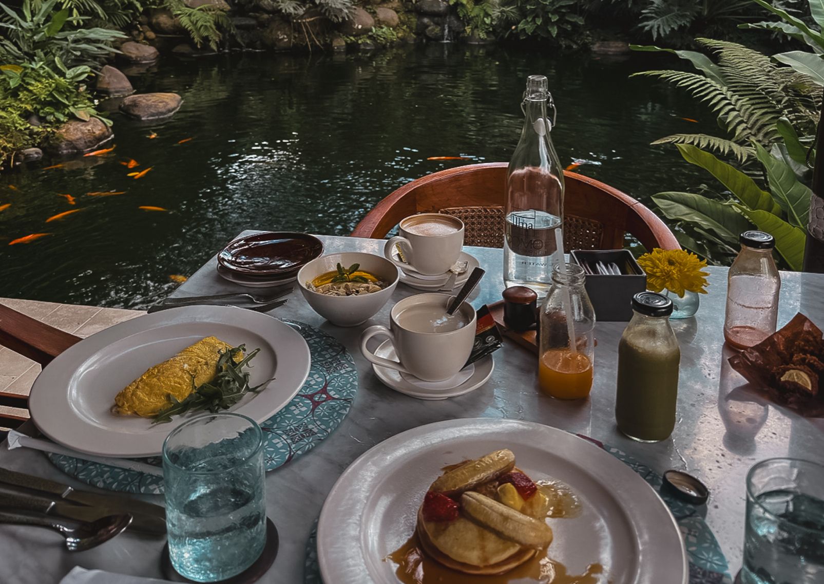 Desayuno balinés.