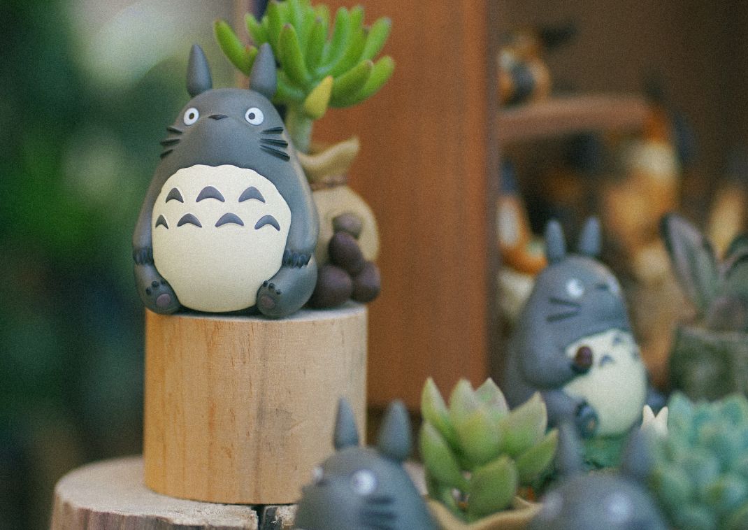 Figurinas de Totoro de la película de Ghibli, Japón