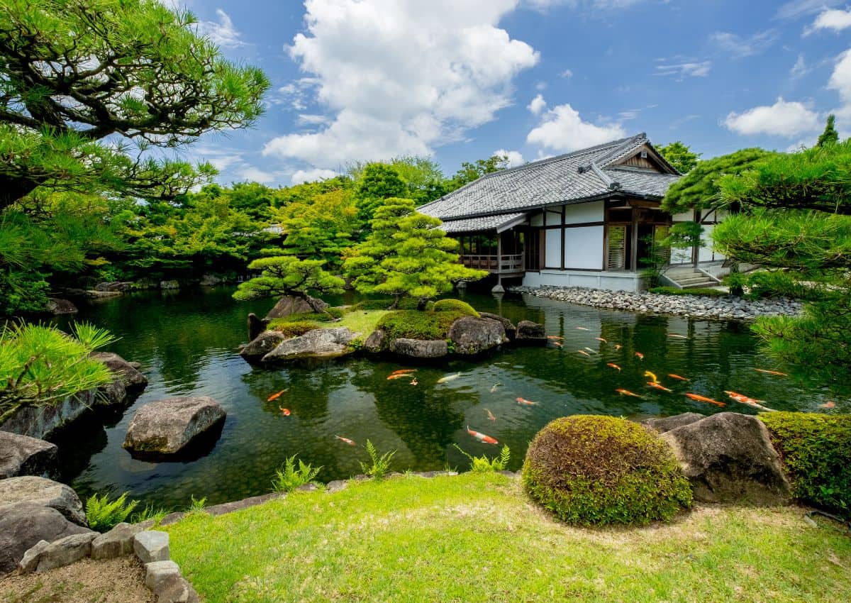 Jardín Kokoen en Japón