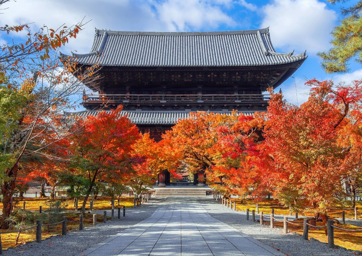 Colores otoñales en el templo Nanzen-ji, Kioto