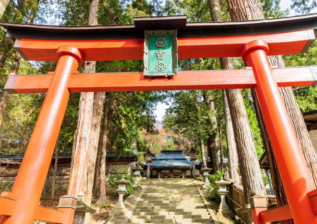 Santuario Hida Sannogu Hie, localizaciones de anime Japón.