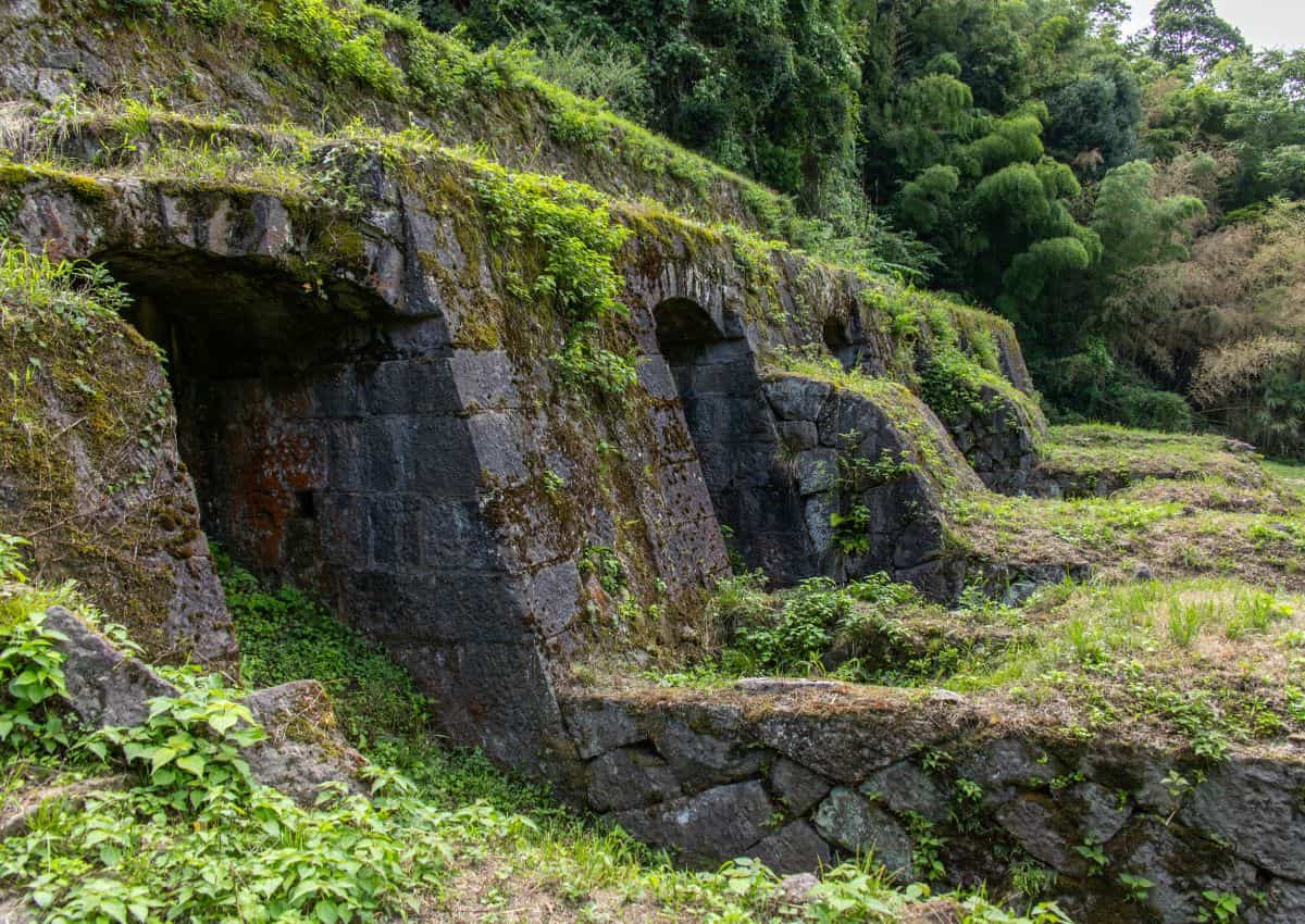 Refinería del complejo minero de Iwami Ginzan en la prefectura de Shimane