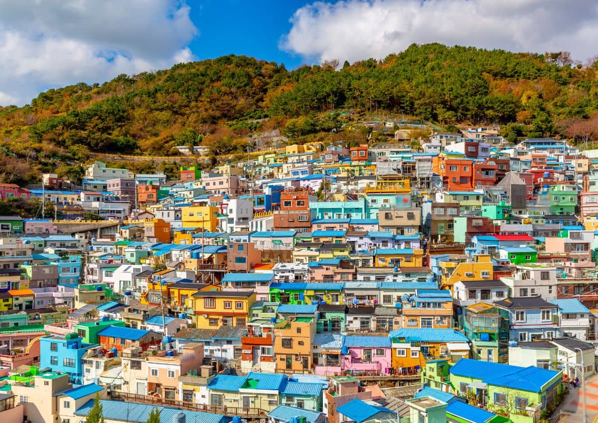 Aldea Cultural de Gamcheon en Busan, Corea del Sur