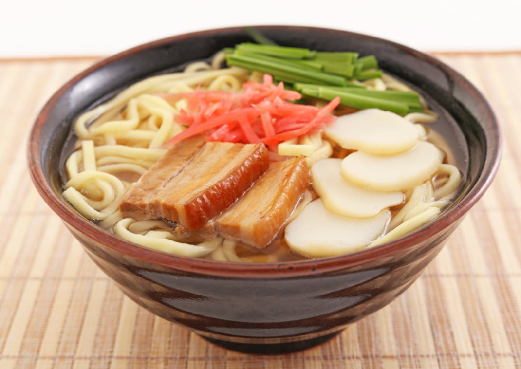 Gastronomía de Okinawa, Okinawa soba, Japón