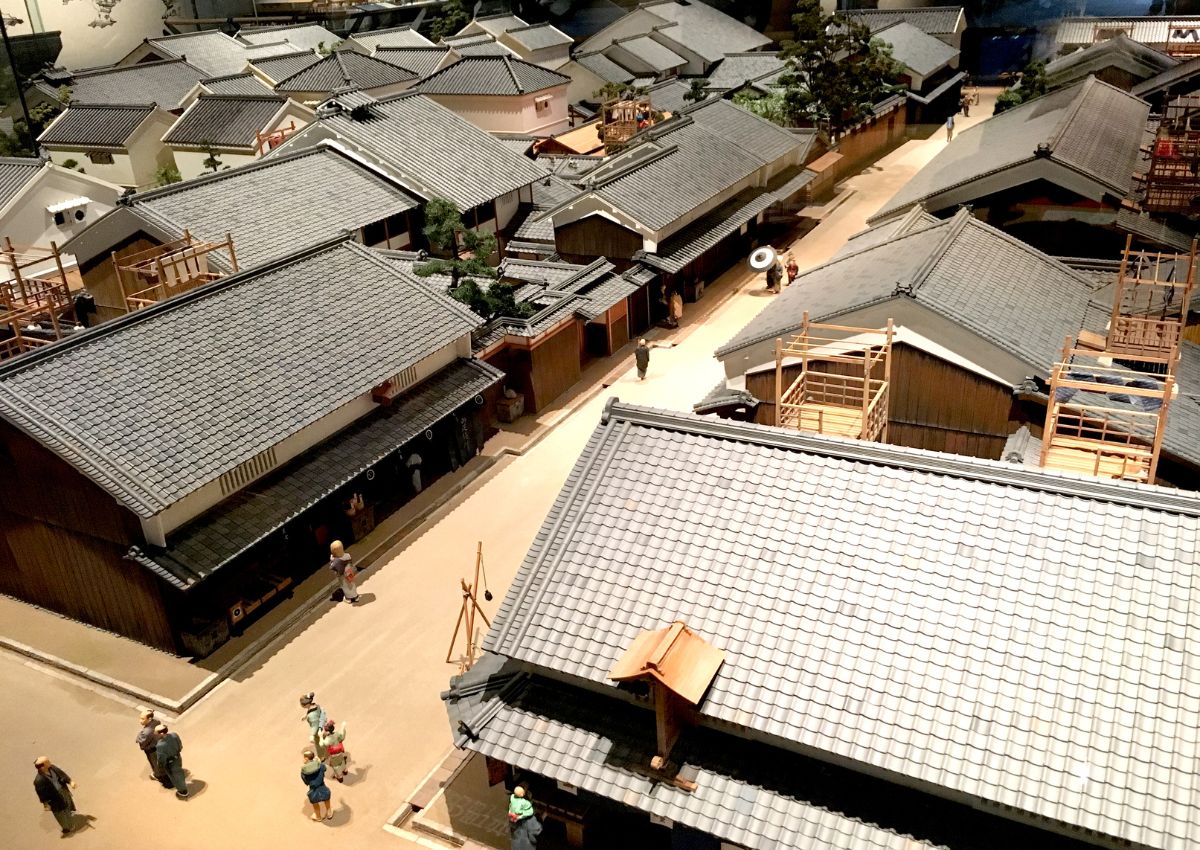 Exhibición en el Museo de la Vivienda y la Vida de Osaka, Osaka