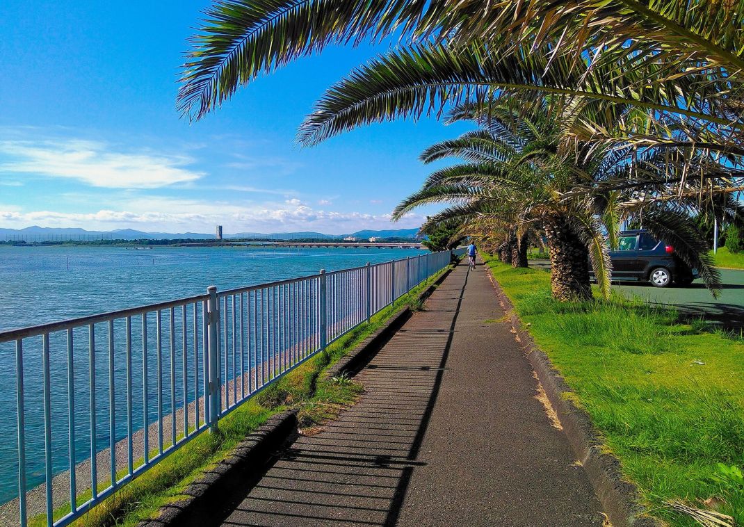 Paseo en bicicleta alrededor del Lago Hamana