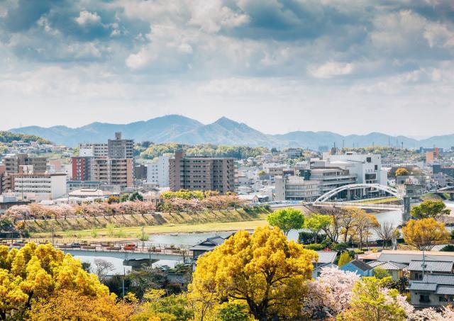 Paisaje urbano de Okayama