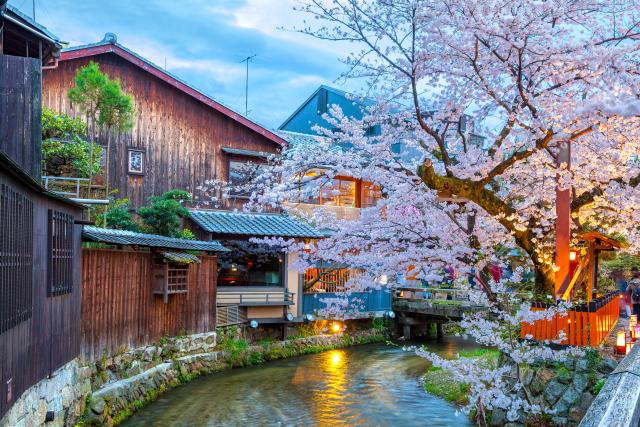 Paisaje del río Shirakawa