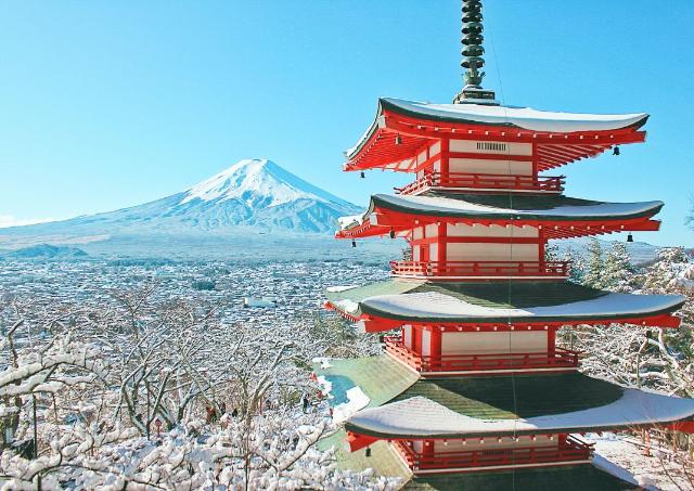 La magia del invierno en Japón