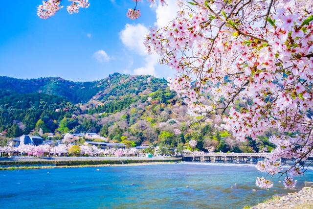 Kioto, Japón. Arashiyama, Puente Togetsu 