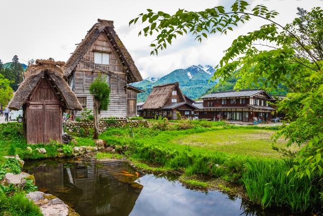 Aldea de Shirakawa-go, Japón 