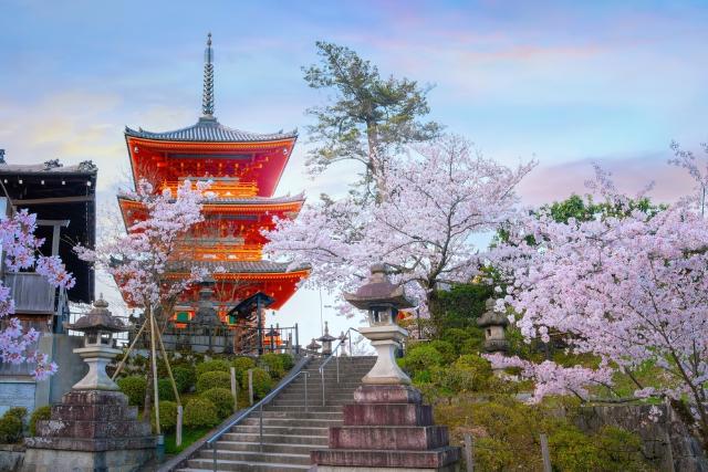 Templo Kiyomizu-dera en Kioto 