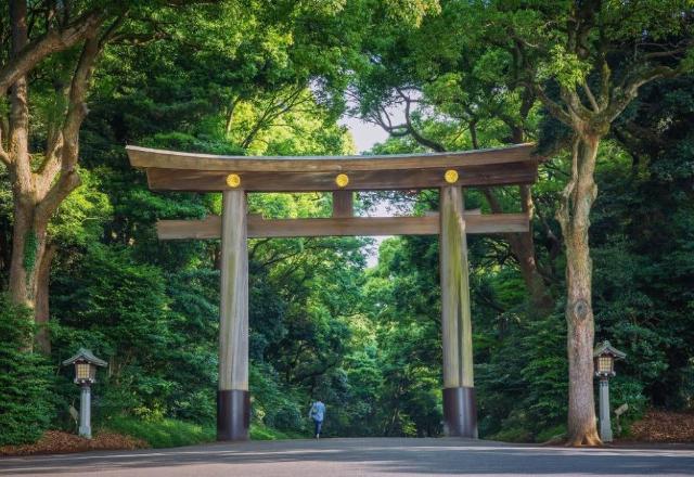 Santuario Meiji rodeado de naturaleza