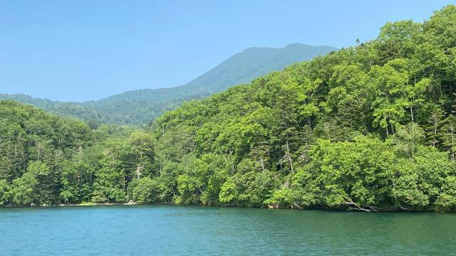 Lago Akan, Parque nacional de Akan Mashu, Hokkaido, Japón 