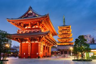 Templo Sensoji en Asakusa, Tokyo 