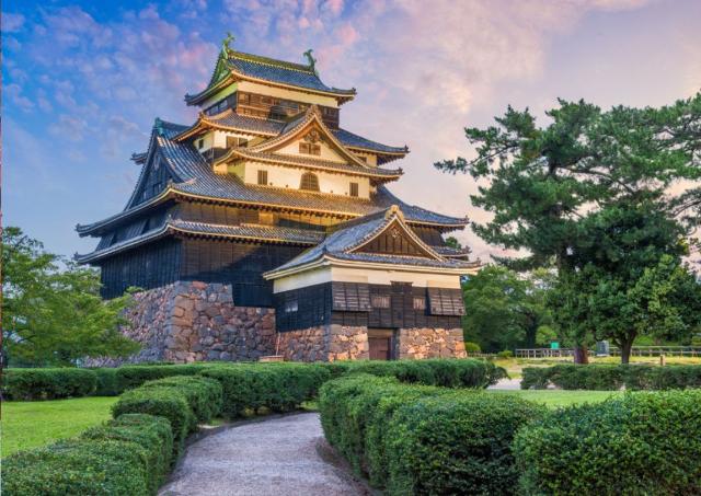 Castillo de Matsue en la prefectura de Shimane