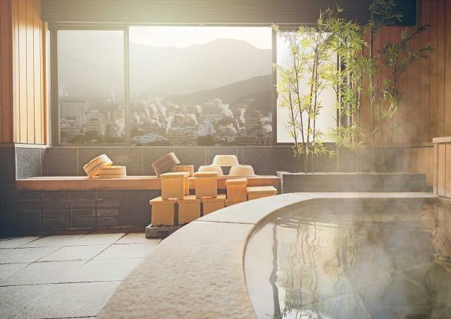 Onsen con vistas a Beppu