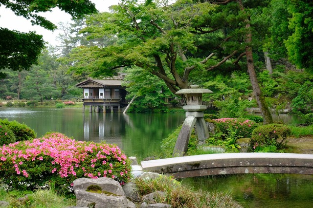 Jardín Kenrokuen, Kanazawa 