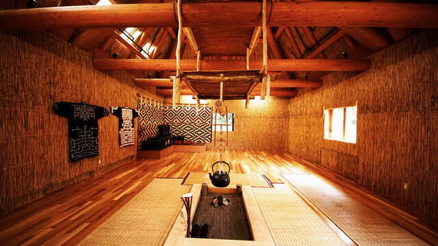 Habitación tradicional de la cultura ainu