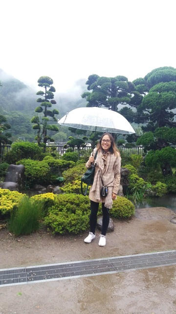 En el complejo de templos de Yamadera (Tohoku)