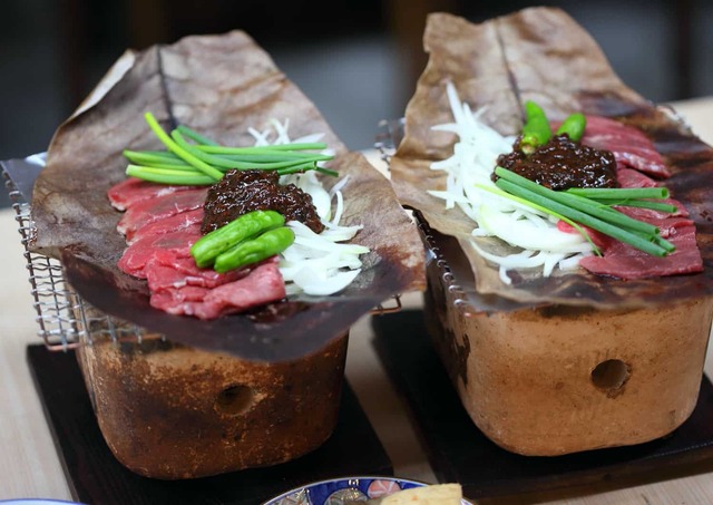 Hoba Miso, plato tradicional de Takayama
