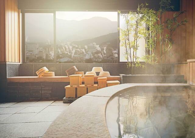 Onsen con vistas a Beppu
