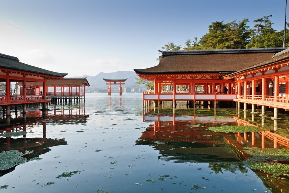 Santuario flotante de Miyajima, Hiroshima, Japón