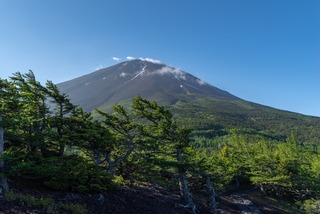Vista del monte Fuji desde la 5ª estación
