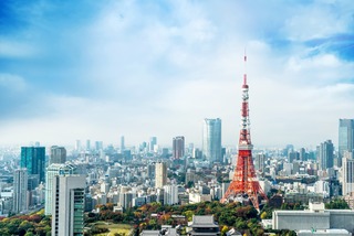 Torre de Tokio y paisaje urbano