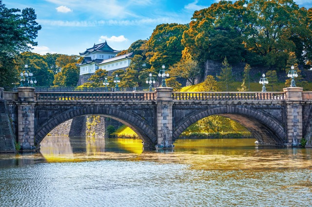 Puente Nijubashi, Palacio Imperial de Tokio