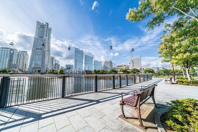 Paisaje del barrio de Minatomirai, en Yokohama 