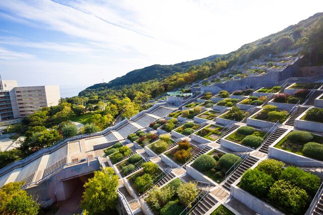 El Jardín de los Cien Niveles de Awaji Yumebutai, Awaji 