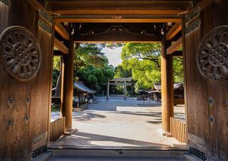 Puerta del Santuario Meiji, Tokio 
